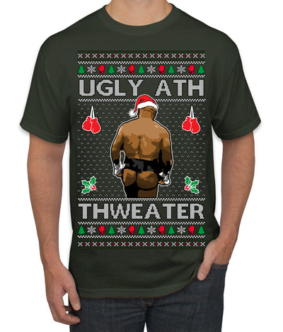 Ugly Ath Sweater Merry Chrithmith, Butt Viral Ugly Ass Boxing Fight Meme Ugly Christmas Sweater Men's T-Shirt