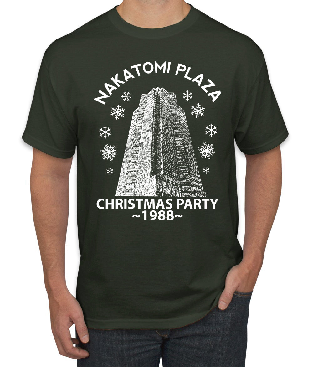 Nakatomi Plaza Christmas Party 1988 Classic McClane Die Hard Ugly Christmas Men's T-Shirt