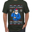 Santa Stands On Christmas, Ugly Christmas Sweater Men's T-Shirt