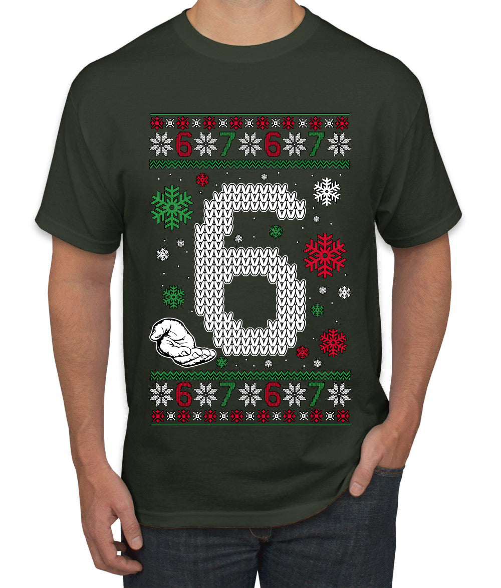 Christmas 6 Meme, Ugly Christmas Sweater Unisex Men's T-Shirt
