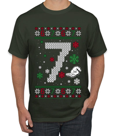 Christmas 7 Meme, Ugly Christmas Sweater Unisex Men's T-Shirt