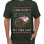 She Loves my Yule Log, Ugly Christmas Sweater Men's T-Shirt