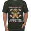 I Brought My Appetitie, Ugly Christmas Sweater Unisex Men's T-Shirt