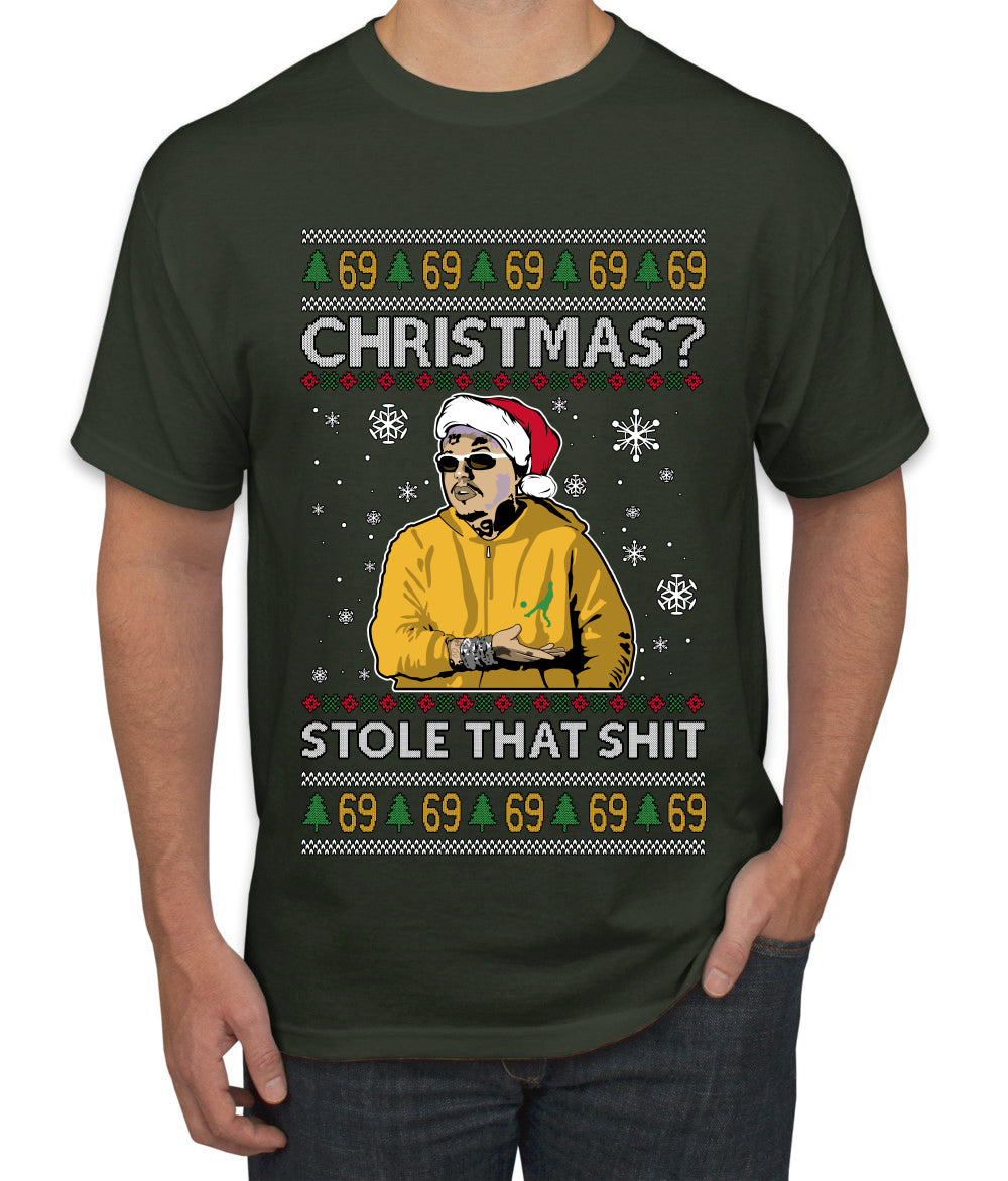 Christmas? Stole That 69 Meme, Ugly Christmas Sweater Unisex Men's T-Shirt