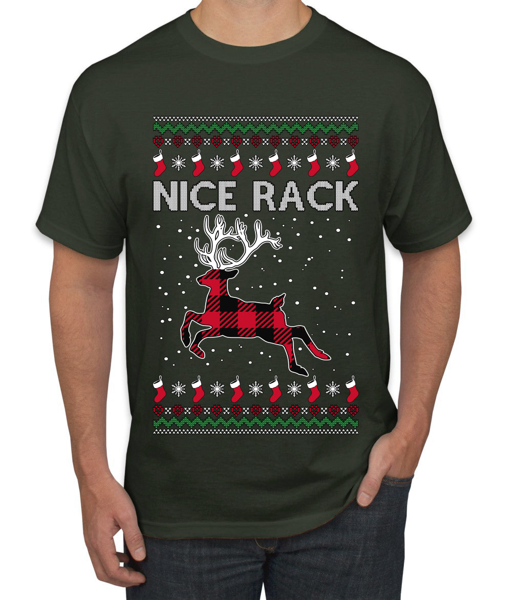 Nice Rack, Ugly Christmas Sweater Unisex Men's T-Shirt