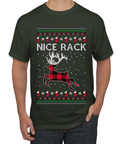 Nice Rack, Ugly Christmas Sweater Unisex Men's T-Shirt