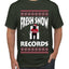 Fresh Snow Records Hip Hop Parody, Ugly Christmas Sweater Unisex Men's T-Shirt