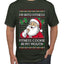 I'm Into Fitness Cookie In My Mouth Santa, Ugly Christmas Sweater Unisex Men's T-Shirt
