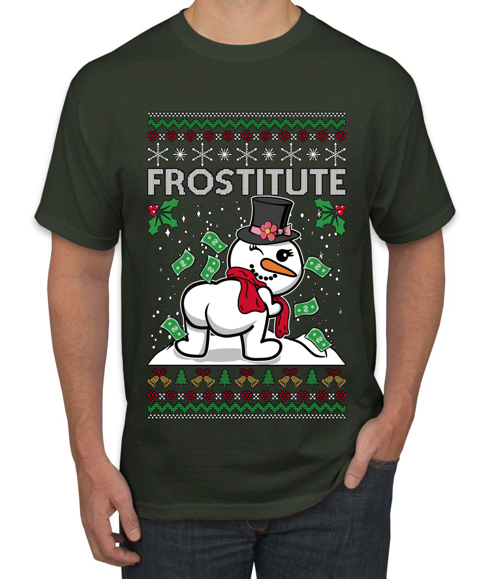 Frostitute, Ugly Christmas Sweater Unisex Men's T-Shirt