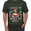 I Love To Jingle His Bells, Ugly Christmas Sweater Unisex Men's T-Shirt