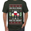 Jingle Bells, Zinfandel Pass The Cabernet Wine Drinker, Ugly Christmas Sweater Unisex Men's T-Shirt