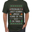 Probably Just Gonna Jingle Some Of The Way I'm Tired, Ugly Christmas Sweater Unisex Men's T-Shirt