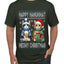 Happy Hanukkat Meowy Christmas, Ugly Christmas Sweater Unisex Men's T-Shirt