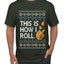 This Is How I Roll Dreidel Hanukkah, Ugly Christmas Sweater Unisex Men's T-Shirt