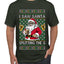 I Saw Santa Splitting The G, Ugly Christmas Sweater Unisex Men's T-Shirt
