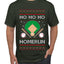 Ho Ho Ho Homerun, Baseball Fan Christmas Design, Ugly Christmas Sweater Unisex Men's T-Shirt