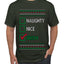 Naughty Nice, Irish, Irish Christmas, Ugly Christmas Sweater Unisex Men's T-Shirt