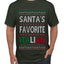 Santa's Favorite Italian, Funny Italian Christmas Sweater, Ugly Christmas Sweater Unisex Men's T-Shirt