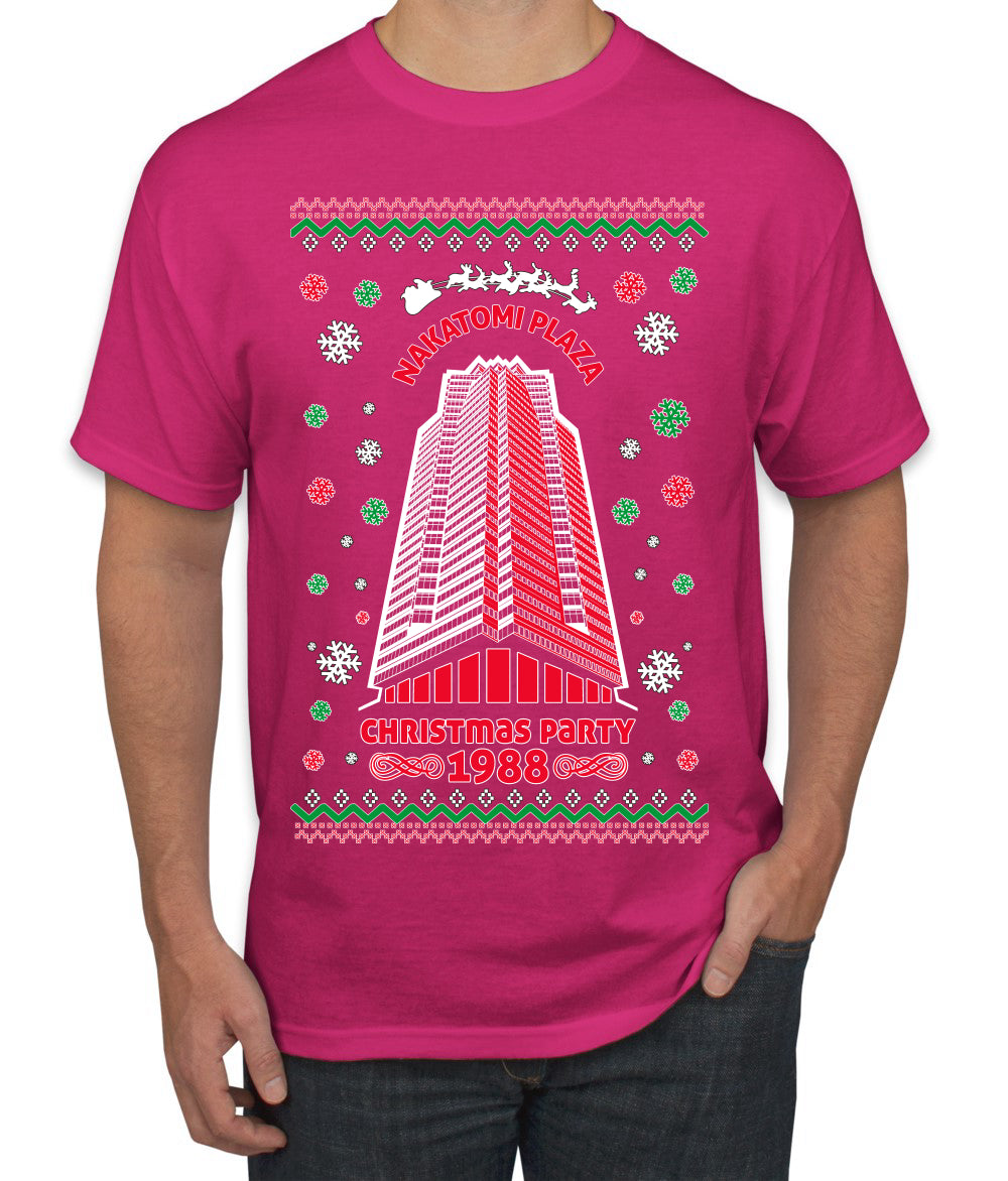 Nakatomi Plaza Christmas Party 1988 Ugly Christmas Men's T-Shirt