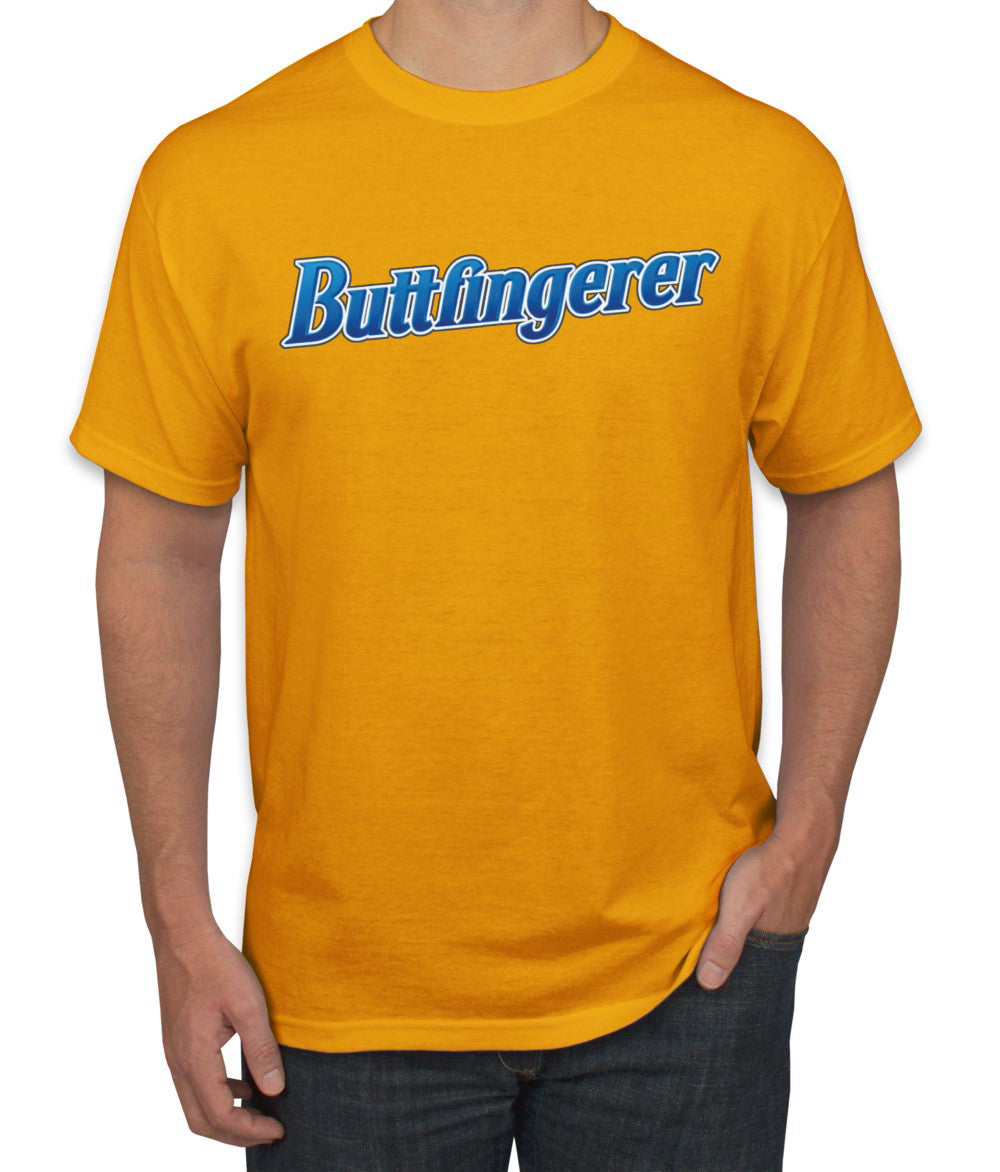 Buttfingerer Funny Candy Bar Parody Humor Men's T-Shirt