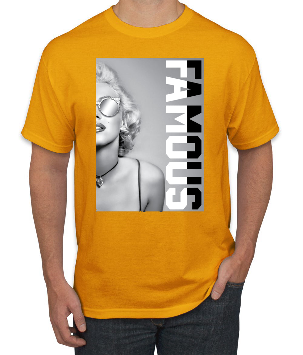 Marilyn Famous Rockstar Famous People Pop Culture Men's T-Shirt