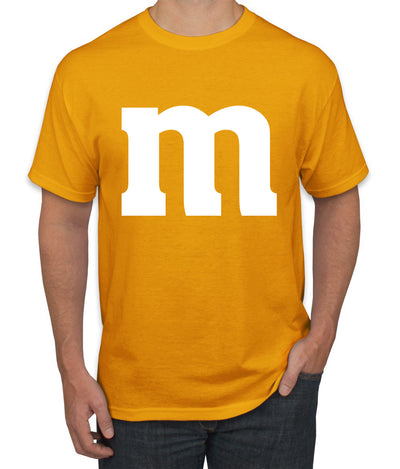 Letter M Graphic Novelty Funny Costume Halloween Men's T-Shirt