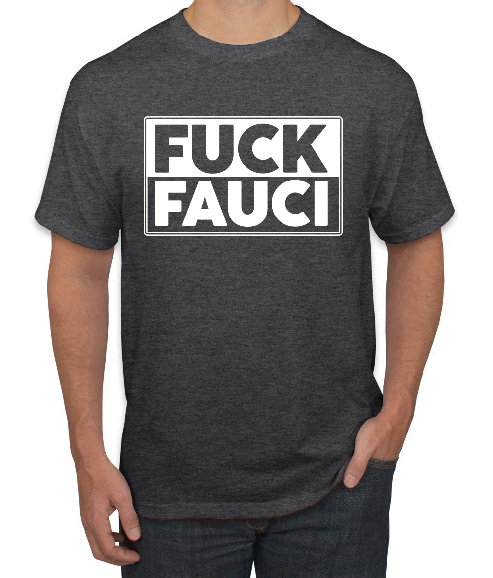 Fauci Funny Mens Tshirts Political Graphic T shirts for Men Political Men's T-Shirt