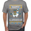 Happy Llamakkah, Ugly Christmas Sweater Unisex Men's T-Shirt
