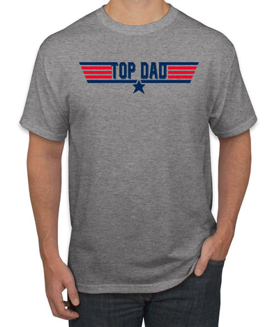 Top Dad TV Parody Dad Father Granpa Lover Gift Father's Day Men's T-Shirt