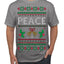 Peace Ugly Christmas Sweater Men's T-Shirt