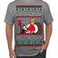 I'm Eating Junk and Watching Rubbish 90s Movie Ice Cream Ugly Christmas Sweater Men's T-Shirt