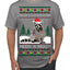 Does Someone Need a Hug? Cute Raccoon Ugly Christmas Sweater Men's T-Shirt