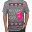 You Can Take Me Hot to Go, Hot Cocoa Viral Song Pop Music Ugly Christmas Sweater Men's T-Shirt