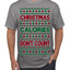 Christmas Calories Don't Count Funny Family Holidays Ugly Christmas Sweater Men's T-Shirt