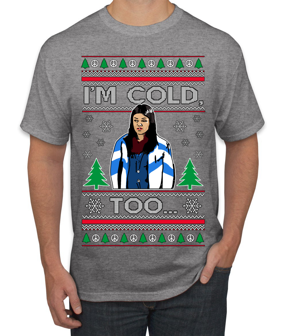 I'm Cold Too Funny Classic 70s Show Damn Jackie Ugly Christmas Sweater Men's T-Shirt