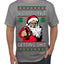 You Ain't Getting Shit Funny Santa Claus Ugly Christmas Sweater Men's T-Shirt