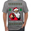 Nothing For You Whore Funny Vulgar Santa Claus Ugly Christmas Sweater Men's T-Shirt