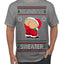 Ugly Ass Sweater Funny Santa Claus Butt Xmas Ugly Christmas Sweater Men's T-Shirt
