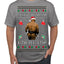 Merry Chrithmith Kith My Ath, Butt Viral Kiss My Ass Boxing Fight Meme Ugly Christmas Sweater Men's T-Shirt