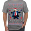 Maga La La La Funny Donald Trump Christmas Carol Song Ugly Christmas Sweater Men's T-Shirt