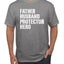 Father Husband Protector Hero Best Dad Husband Father Gift Father's Day Men's T-Shirt