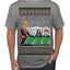 Tis the Season to Take Out the Garbage President Trump Ugly Christmas Sweater Men's T-Shirt