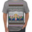Merry Christmas and a MAGA New Year 2025 Ugly Christmas Sweater Men's T-Shirt