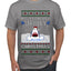 Have a Holly Jawlly Christmas, Cute Shark, Ugly Christmas Sweater Men's T-Shirt