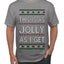 This Is As Jolly As I Get, Funny Humor, Ugly Christmas Sweater Men's T-Shirt