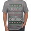 Ho Ho I'm Drunk, Funny Humor Christmas Unisex Sweater, Ugly Christmas Sweater Men's T-Shirt