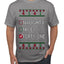 Funny Meme List Naughty, Nice, 41, Ugly Christmas Sweater Men's T-Shirt