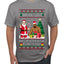 Here's A Big Package For You Santa Christmas Sweater, Ugly Christmas Sweater Men's T-Shirt
