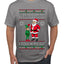 When I Think About You I Touch My Elf, Ugly Christmas Sweater Men's T-Shirt