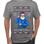 Santa Stands On Christmas, Ugly Christmas Sweater Men's T-Shirt